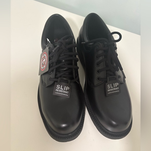 Skechers Slip Resistant Work Shoes Cottonwood Cantix Black Size 11.5 NEW! - Picture 4 of 14